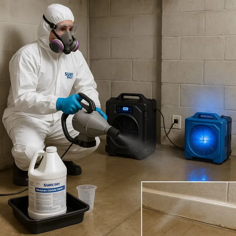 Sanitization and Odor Removal process in Lakemore, OH