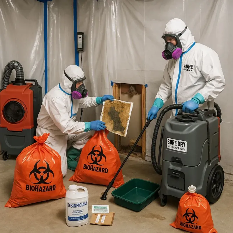 Contaminated Water Handling Protocols process in Lakemore, OH