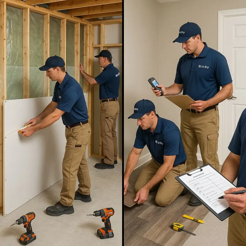 Repairs and Reconstruction process in Lakemore, OH