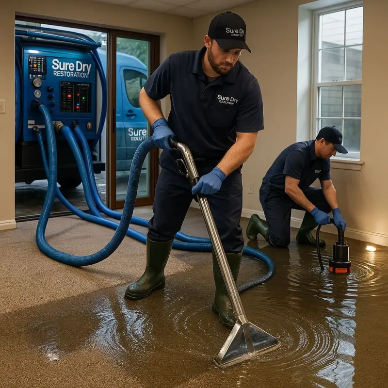Water Extraction and Removal process in Lakemore, OH